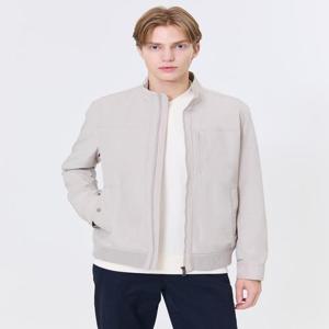 헤지스 남성 [스테디셀러]베이지 포켓배색 면혼방 캐주얼점퍼  (WHJU4C303I3)