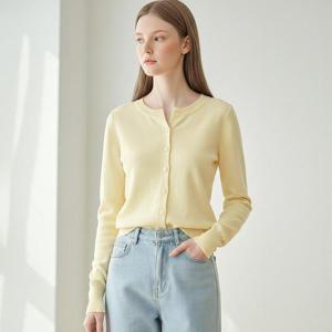 컬러버튼라운드니트가디건_P6ACA001C