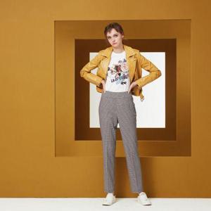 [마르조]ANC_라피네밴딩팬츠 체크_KRMFPF01