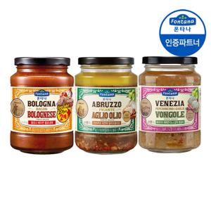 [폰타나] 파스타소스(오일류 3종) 430g 4병 골라담기