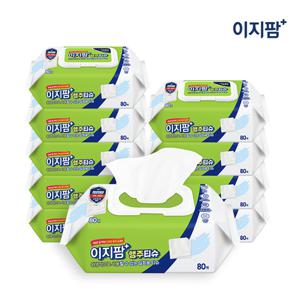 이지팜 행주티슈 캡형 80매 x10팩