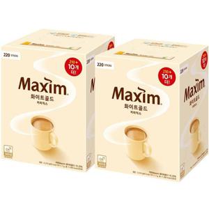 갤러리아_동서 맥심 화이트골드 커피믹스 220T x 2개