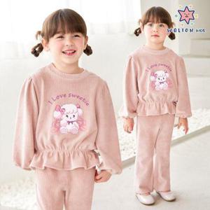 [월튼키즈]벨로아퍼피티셔츠