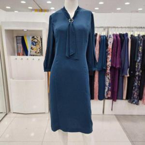 [조이너스]브이넥 쉬폰 H라인 시스루 칠부 여름 원피스JDU4WOP0140_US