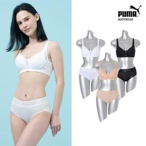 [푸마 언더웨어][푸마] 쿨드라이 볼륨업 브라팬티 2종세트 택일