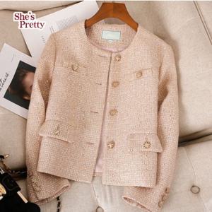 [쉬즈프리티] 디오르펄트위드자켓_여성자켓