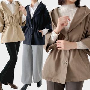 26 S/S 여성 클래식 트렌치 후드 자켓