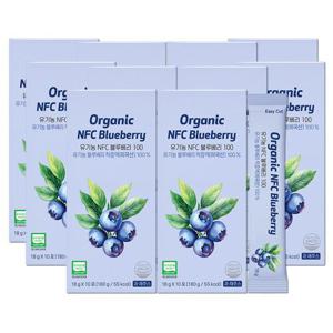 [이롭핏] 유기농 NFC 착즙 블루베리 100% 10포 X 10박스