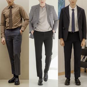 ★텐텐★ 남자 2026년 봄 프리미엄 스판히든밴딩정장바지(30-38사이즈) 6색상중 택 1장