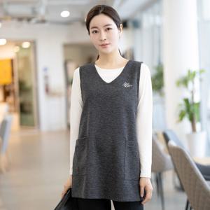 엄마옷 체형커버 포켓 브이넥 조끼 VE301005 중년여성/50대/60대/마담/빅사이즈/할머니옷