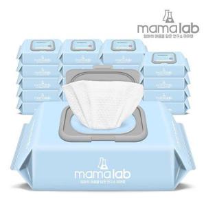 [마마랩]오리지널 80매 20팩 캡형 엠보싱 아기물티슈