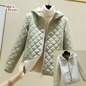 [쉬즈프리티] 타르트패딩기모점퍼