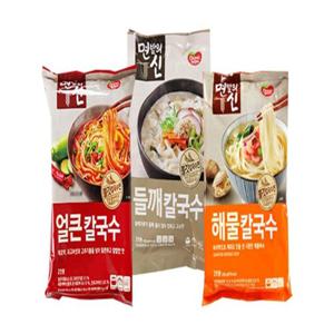 동원 면발의신 칼국수(얼큰/해물/들깨) 4개