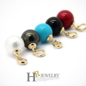 [호림쥬얼리]14K정품)히트(HR)14K 심플 8mm 볼 펜던트(5종중택1)