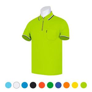 [파파브로] 남녀공용 단체복 프레시지퍼 반팔 카라티 (SC-KAH-FRESHZIP)