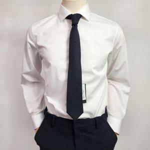 [파렌하이트]세미와이드 카라 솔리드 드레스 셔츠 화이트_B02FL