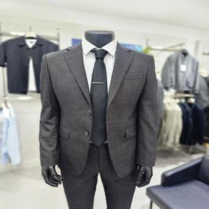 [파렌하이트]/W]데님 라이크 브라운멜란지 투톤 슬림정장F2311BRM_BP