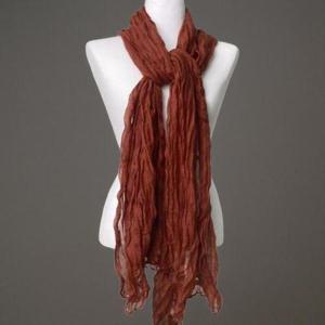 [신상오픈런]여성용 데일리 플리츠 무지 컬러 스카프 머플러