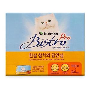 ksr 뉴트리나 비스트로 고양이용 캔사료 160g x 24입 (WFJ7QSO)