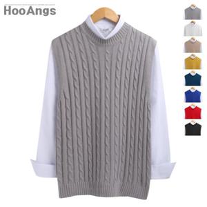 [후앙스] 싱글꽈베기 라운드 니트조끼 EYSW5650