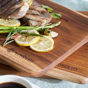 [코코자티] 골든티크 원목도마 3종세트+거치대