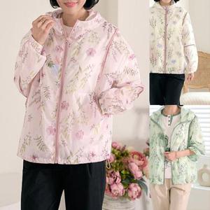 [엄마옷 로즈맘] 사루꽃바람막이점퍼