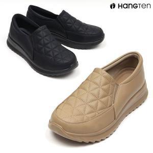 행텐 HT-S11 여성용 퀄팅 누빔 슬립온 스니커즈 운동화 단화