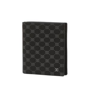 닥스 액세서리 블랙 DD로고 가죽 중지갑 (DBHO6E393BK)