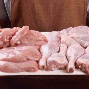 [대한민국농수산] 손질 완료 무항생제 생닭 냉장 닭정육(뼈없는 닭다리) 1kg X 2팩 (총 2kg)