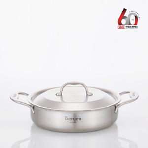 프리미엄 명품 베르겐 Bergen 통5중 스텐 전골냄비 24cm/샤브샤브냄비/인덕션전골냄비