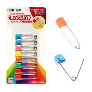 사무실비품 일제 컬러 안전 옷핀 8P 고정핀 이불핀