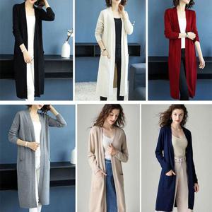 여자카디건 니트롱가디건 간절기가디건 브이넥가디건 6컬러