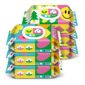 보솜이 아기 물티슈 캡형 60매 6입 1팩