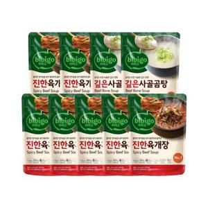 [CJ] 비비고 진한육개장 500g x7개 + 깊은사골곰탕 500g x2개