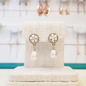 볼라레 세이브존01 담수진주 엔틱 드롭귀걸이 oe120