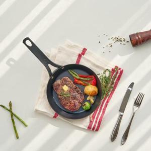 갤러리아_BK 블랙스틸 카본스틸 무쇠 후라이팬 20cm