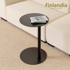 핀란디아 로엔 철제 원형 사이드테이블