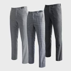 [화이트빌딩]남자골프바지 여름 체크 스판 빅사이즈 남성 골프웨어