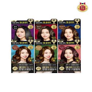 [리엔]리엔 흑모비책 크림 염색약 120G × 2개 (6종 택1)