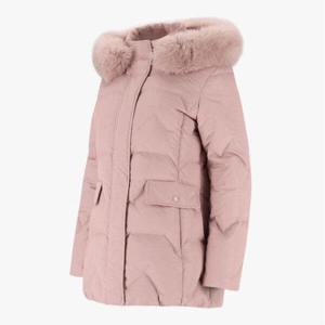 [피에이티]여성 폭스퍼 자수퀄팅 덕다운 패딩 (1K82003)_DG