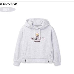 [레노마키즈]여아 오버핏 후드티셔츠 R2431T158_KG