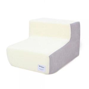 반려동물용품 강아지 스텝 2단 밀크그레이 1P 애견 논슬립 계단