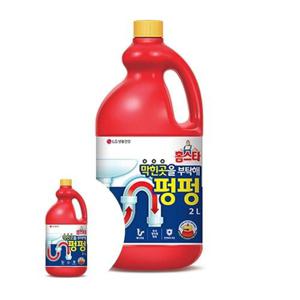 배수구 세정제 욕실하수관 클리너 강력 배수 청소제 2L 하수구 WFKUV3H