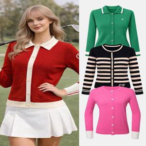 [데니스골프][DENNIS] 26SS신상 여성 울 블렌디드 가디건 6종 택1