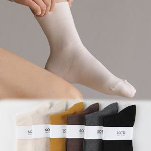 [10켤레] SOTD 여성 무압박 장목 양말 (임산부/당뇨/산모/혈액순환양말)