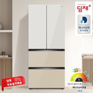 위니아 딤채 1등급 467L 4도어 스탠드 김치냉장고 JDQ48IRLIEO 딤채 공식인증점 전국무료설치