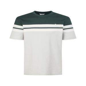 헤지스 골프 남성 그린 컬러블록 면 반팔티셔츠 (WPTS5B904E3)