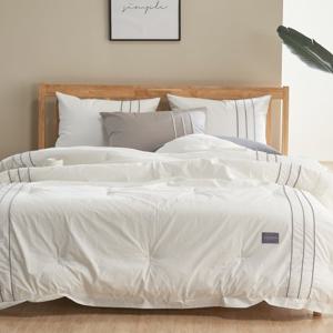 지베딩 리네 고밀도 워싱 순면 60수 봄/가을/겨울 차렵 이불 단품 퀸(Q)