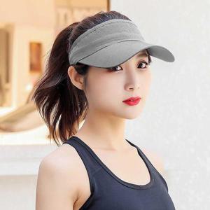 [아일렌] 쿨링 메쉬 스포츠 썬캡(그레이) 자외선차단모자