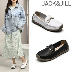 잭앤질 소가죽 골드장식 로퍼(JA4171)